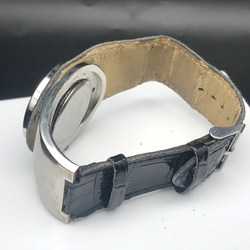 Breda Silver and Black Ladies Watch 3174 New Battery - Picture 6 of 10